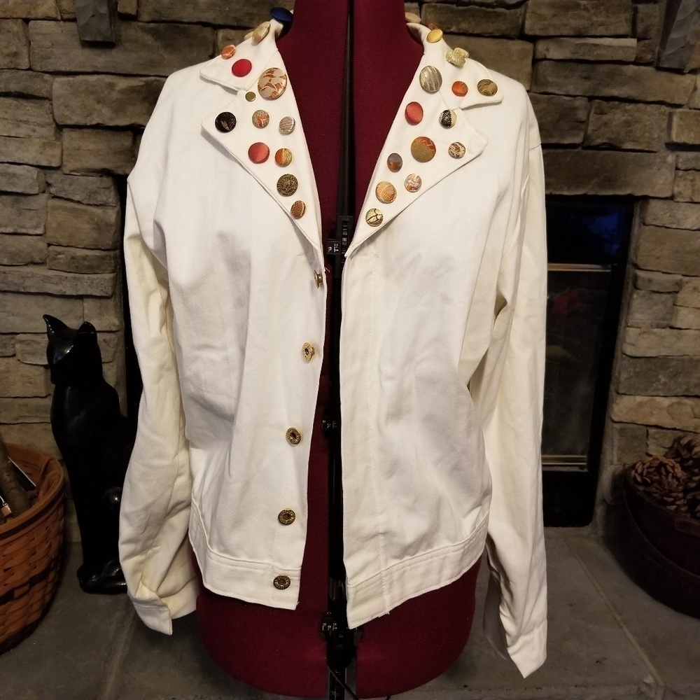 Vintage Sum-Es Button Embellished Jacket